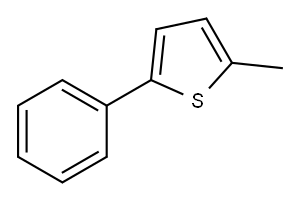 2-METHYL-5-PHENYLTHIOPHENE Structure
