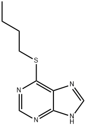 6-(BUTYLTHIO)-PURINE 구조식 이미지