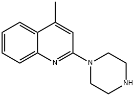 4-METHYL-2-PIPERAZIN-1-YL-QUINOLINE 구조식 이미지