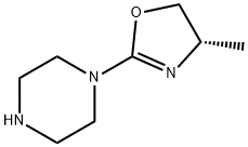 Piperazine, 1-(4,5-dihydro-4-methyl-2-oxazolyl)-, (S)- (9CI) 구조식 이미지