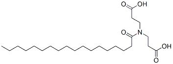 N-(2-카르복시에틸)-N-(1-옥소옥타데실)-베타-알라닌 구조식 이미지