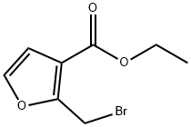 3-푸란카르복실산,2-(broMo메틸)-,에틸에스테르 구조식 이미지