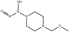 1-피페라진아민,N-하이드록시-4-(메톡시메틸)-N-니트로소-(9CI) 구조식 이미지