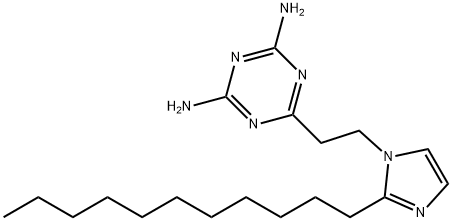 2,4-DIAMINO-6-[2-(2-UNDECYL-1-IMIDAZOLYL)ETHYL]-1,3,5-TRIAZINE Structure