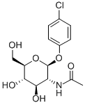4'-CHLOROPHENYL-2-ACETAMIDO-2-DEOXY-BETA-D-GLUCOPYRANOSIDE Structure