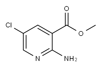 2-AMINO-5-CHLORO-NICOTINIC ACID METHYL ESTER Structure