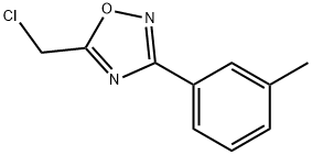 5-Chloromethyl-3-m-tolyl-[1,2,4]oxadiazole Structure