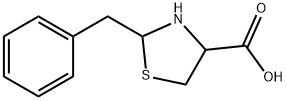 2-BENZYL-THIAZOLIDINE-4-CARBOXYLIC ACID Structure