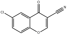 6-CHLORO-3-CYANOCHROMONE 구조식 이미지