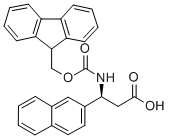 FMOC-(S)-3-AMINO-3-(2-NAPHTHYL)-PROPIONIC ACID Structure