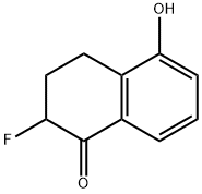 1(2H)-Naphthalenone,  2-fluoro-3,4-dihydro-5-hydroxy- 구조식 이미지