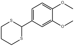 2-(3,4-DIMETHOXY-PHENYL)-[1,3]DITHIANE Structure