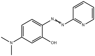 2-(2-PYRIDYLAZO)-5-디메틸아미노페놀 구조식 이미지