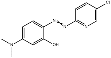 2-[(5-Chloro-2-pyridyl)azo]-5-(dimethylamino)phenol Structure