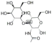 2-ACETAMIDO-2-DEOXY-3-O-(BETA-D-GALACTOPYRANOSYL)-D-GLUCOPYRANOSE 구조식 이미지