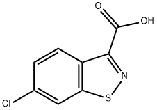 6-CHLORO-1,2-BENZISOTHIAZOLE-3-CARBOXYLIC ACID Structure