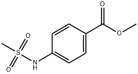 4-METHYLSULPHONAMINOBENZOIC ACID METHYL ESTER Structure