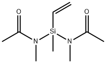 N,N'-(vinylsilylene)bis(N-methylacetamide) Structure