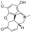(5alpha)-7,8-didehydro-4,5-epoxy-14-hydroxy-3-methoxy-17-methylmorphinan-6-one  Structure