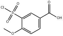3-(CHLOROSULFONYL)-4-METHOXYBENZOIC ACID Structure