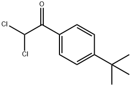 2,2-dichloro-1-[4-(1,1-dimethylethyl)phenyl]ethan-1-one 구조식 이미지