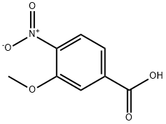 3-Methoxy-4-nitrobenzoic acid Structure