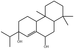 2,3,4,4a,4b,5,6,7,8,8a,9,10-Dodecahydro-4b,8,8-trimethyl-2-isopropylphenanthrene-2,10-diol 구조식 이미지