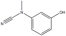 Cyanamide, (3-hydroxyphenyl)methyl- (9CI) Structure