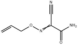 아세트아미드,2-시아노-2-[(2-프로페닐옥시)이미노]-(9CI) 구조식 이미지