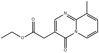 9-Methyl-4-oxo-4H-pyrido[1,2-a]pyrimidine-3-acetic acid ethyl ester Structure