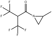 2-Methyl-1-[3,3,3-trifluoro-1-oxo-2-(trifluoromethyl)propyl]aziridine Structure