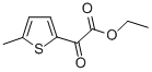 ETHYL 5-METHYLTHIOPHENE-2-GLYOXYLATE Structure