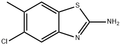 2-Benzothiazolamine,5-chloro-6-methyl-(9CI) Structure
