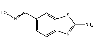 Ethanone, 1-(2-amino-6-benzothiazolyl)-, oxime (9CI) Structure