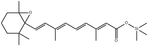 5,6-에폭시-5,6-디히드로레티노산트리메틸실릴에스테르 구조식 이미지