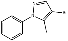 4-브로모-5-메틸-1-페닐-1H-피라졸 구조식 이미지