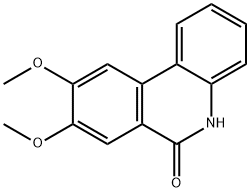 6(5H)-페난트리디논,8,9-다이메톡시- 구조식 이미지