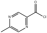 Pyrazinecarbonyl chloride, 5-methyl- (9CI) 구조식 이미지