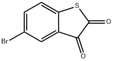 5-bromobenzo[b]thiophene-2,3-dione Structure