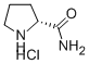 H-D-PRO-NH2 HCL Structure