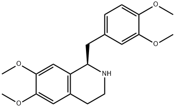 (R)-(+)-테트라하이드로파파베린 구조식 이미지