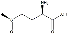 (S-(R*,S*))-2-Amino-4-(methylsulfinyl)butanoic acid Structure