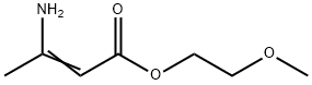 2-METHOXYETHYL-4-AMINOCROTONATE Structure