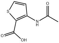 3-(Acetylamino)thiophene-2-carboxylic acid 구조식 이미지