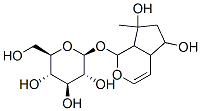 1,4a,5,6,7,7a-hexahydro-5,7-dihydroxy-7-methylcyclopenta[c]pyran-1-yl-beta-D-glucopyranoside Structure