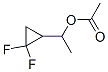 Cyclopropanemethanol, 2,2-difluoro-alpha-methyl-, acetate (9CI) Structure