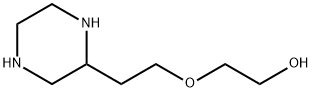 Ethanol, 2-[2-(2-piperazinyl)ethoxy]- (9CI) Structure