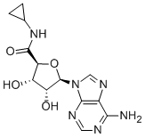 5'-(N-CYCLOPROPYL)CARBOXAMIDOADENOSINE Structure