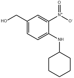 (4-(cyclohexylamino)-3-nitrophenyl)methanol 구조식 이미지