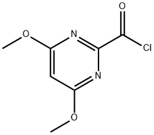 2-Pyrimidinecarbonyl chloride, 4,6-dimethoxy- (9CI) Structure